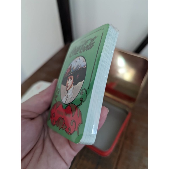 Coca Cola Playing Cards in Tin - Picture 4 of 7